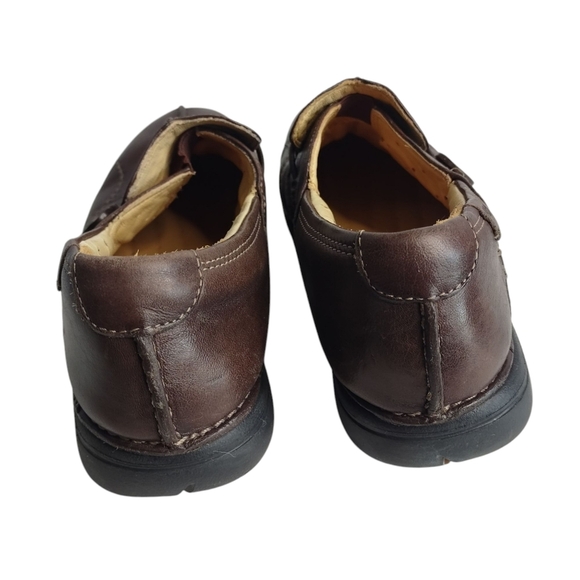 Clarks Unstructured Loafers Shoes Womens Brown Leather Casual Slip-On Sz 7.5M - Picture 4 of 10